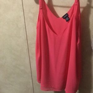 Torrid chiffon cami size 1 Coral